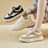 Spring new shoes for female students thick soled height increasing sports board shoes casual simple comfortable women's shoes