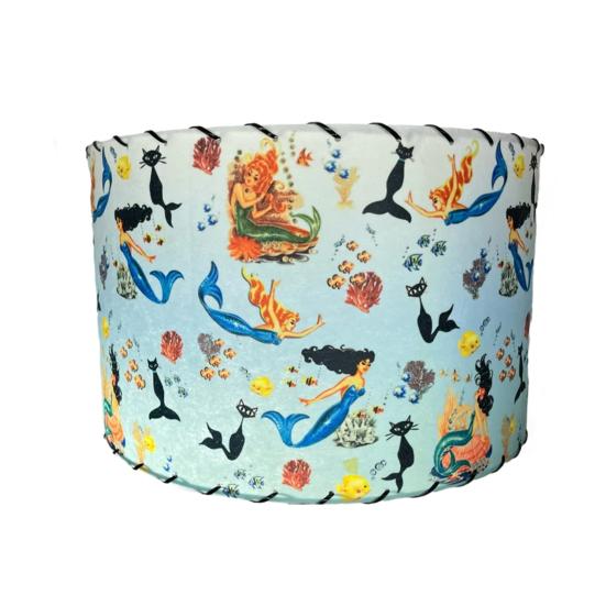 Yousheng Drum Lamp Shade Vintage Style Lamp Shade Lamp Cover Replacement Western Lampshade for Floor Lamps Table Lamps