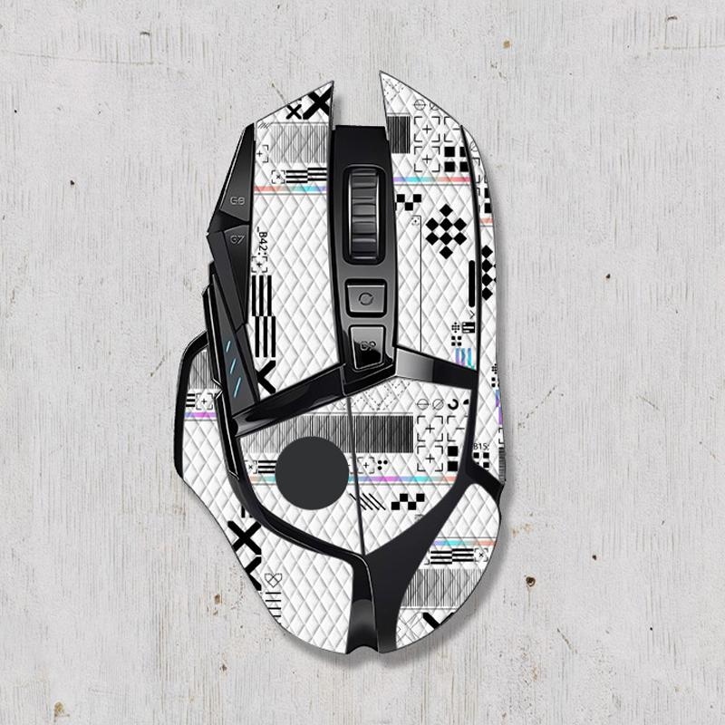 Mouse Grip Tejp Skate Sticker Halkfri Sug Sweat Mus Anti-Slip Sticker För Logitech G502 Hero