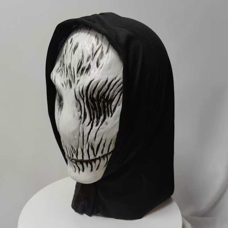 Horror White Ghost Mask, Party Scary Mask