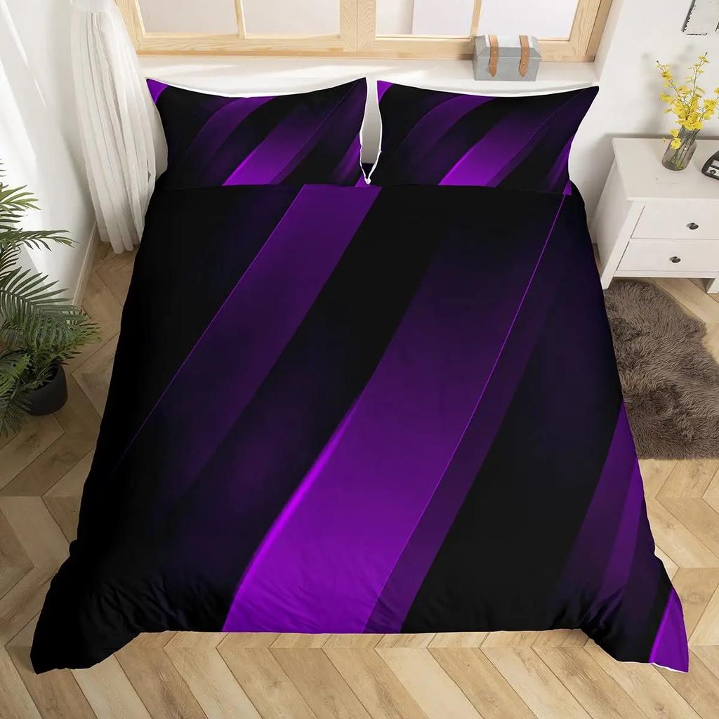 Gradient Duvet Cover Sets for Kids Teens Adults Quilt Covers Lightweight Down Bedroom Decor 2 Pillowcases 1 Duvet Cover No Quilt