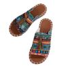 Bohemian Flat Sandals for Women - 2025 Summer New Fringe Design - Size 43 Beach Sandals