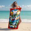 1pc OCTONAUTS1 Beach Towel, Comfortable and Thick, and Swimming/Bath/Picnic/Camping Towel, Suitable for Seaside Beaches