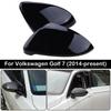 Rhyming Glossy Black Rearview Mirror Cover Side Mirror Caps Car Accessories Fit For VW Golf 7 MK7 MK7.5 GTI R GTE GTD 2013-