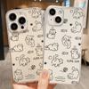 Acrylic Phone Case for iPhone 11 12 13 14 Pro 12 14 16 Pro Max for Samsung A16 A36 A56 S24 FE High-quality Painted Anti-fall Mobile Phone Case