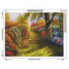 Diamond Embroidery Forest In Sunshine Oil Painting Packing Round Crystal Diamond Moasic Home Decor