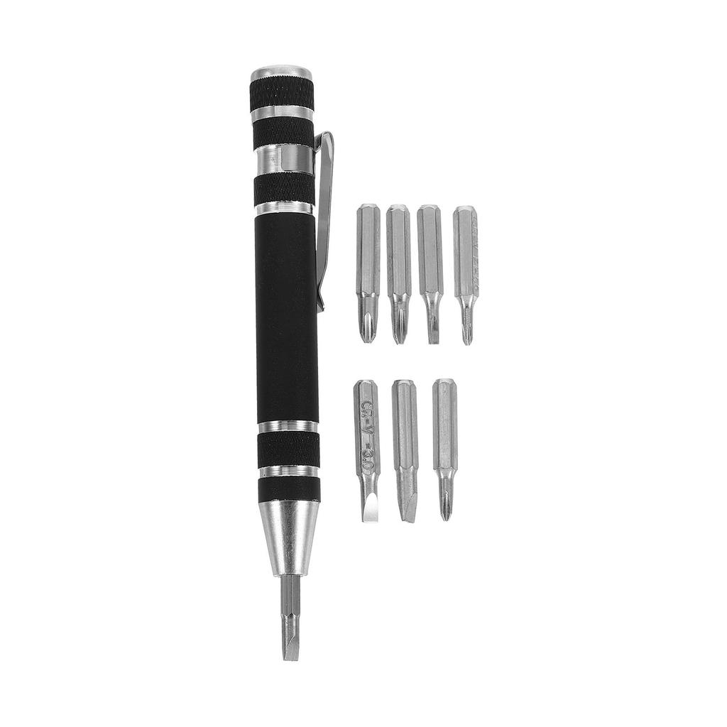 Screwdriver 8-in-1 Mini Pen Kit Magnetic Repair Tools Eyeglasses Multi-bit Combination