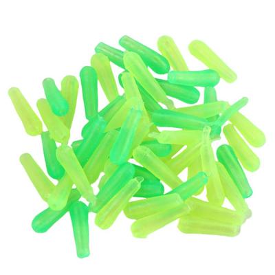 100pcs Soft Rubber Fishing Drift Seat Hollow Fishing Float Rest Fishing Floating Seat  Lure Fishing