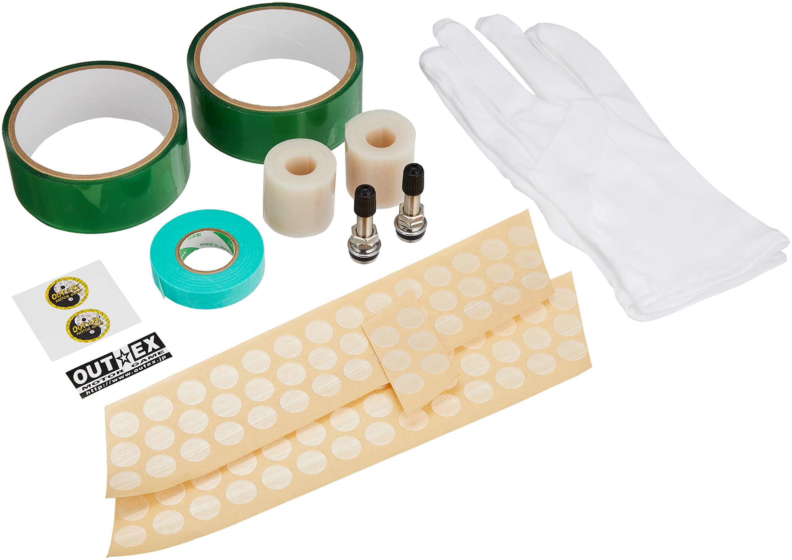 

OUTEX Clear Tubeless Tire Kit for Harley Davidson FLSTC FLSTS FLSTSC FLHRCI FLSTN Sportster 48 XL1200X Front and Rear Set