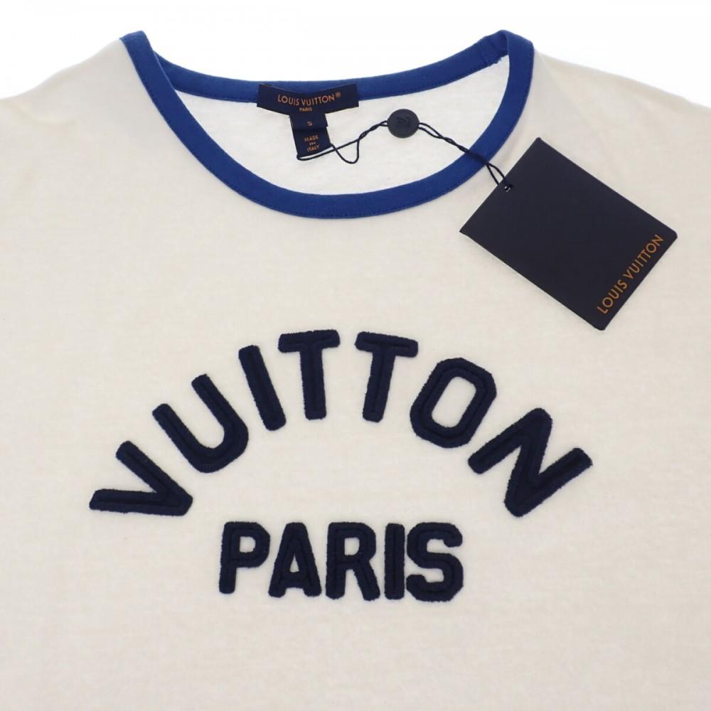 LOUIS VUITTON  1ABCFO S Short sleeve T-shirt white cotton mens