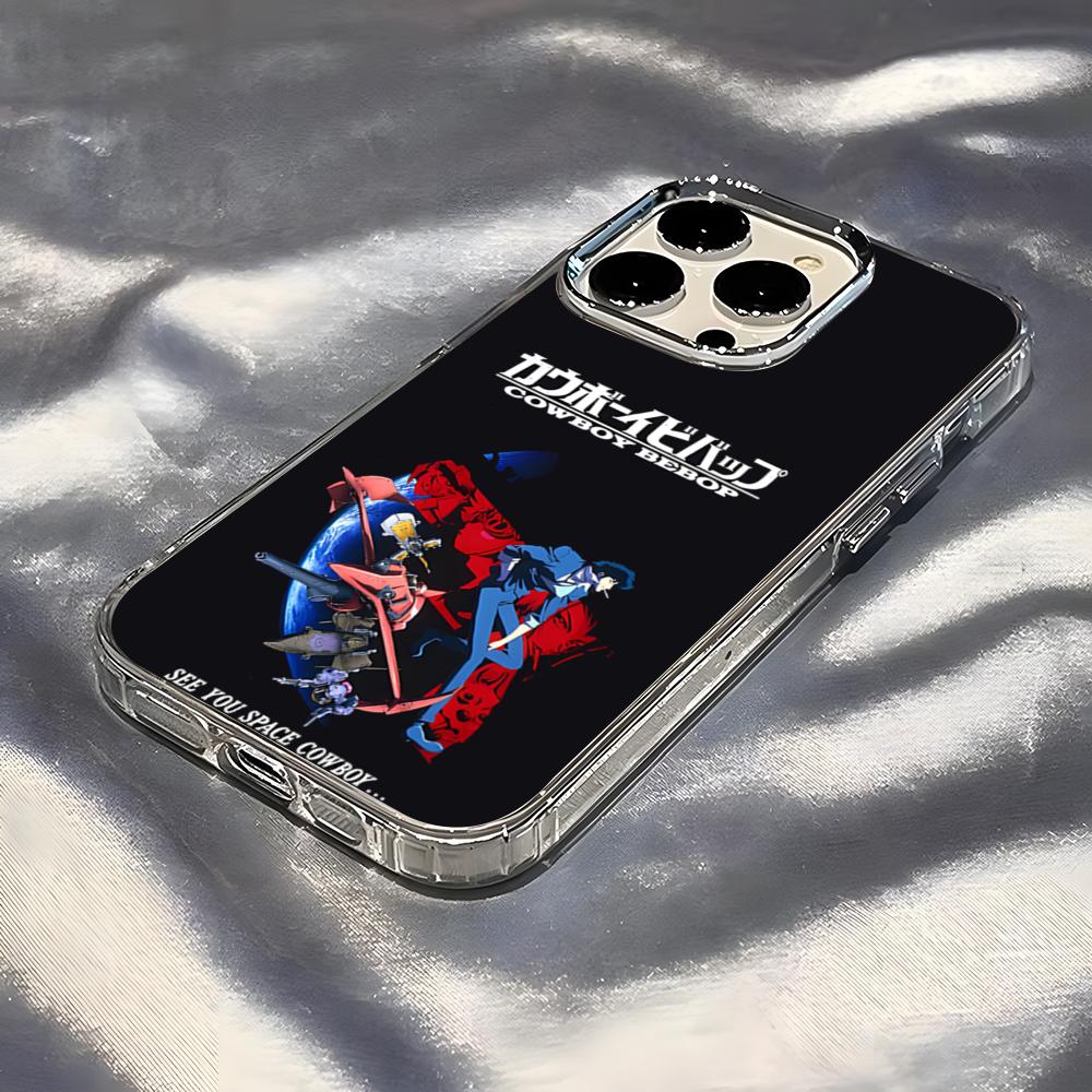 

Cowboy Bebop Phone Case For IPhone 17 Pro Max 16 15 14 Pro Max IPhone 13 Pro Max 11 Plus Transparent Cover iPhone 13 Pro