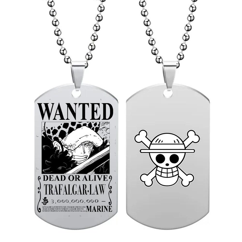 

Ожерелье «Баунти» из цельного куска: Подвеска из титановой стали Zoro & Ace