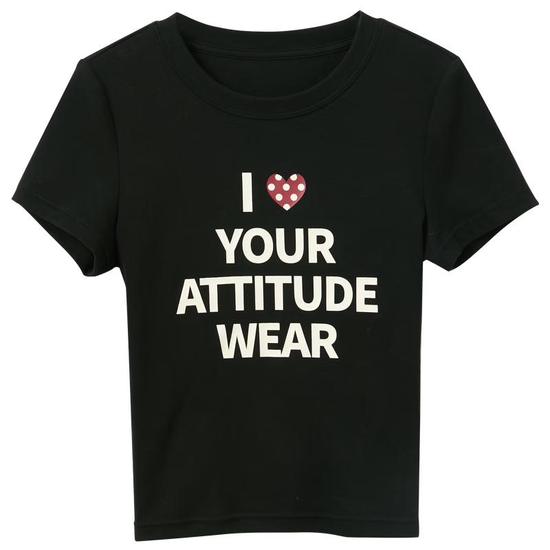 Women s American Letter Print Crop Top XL