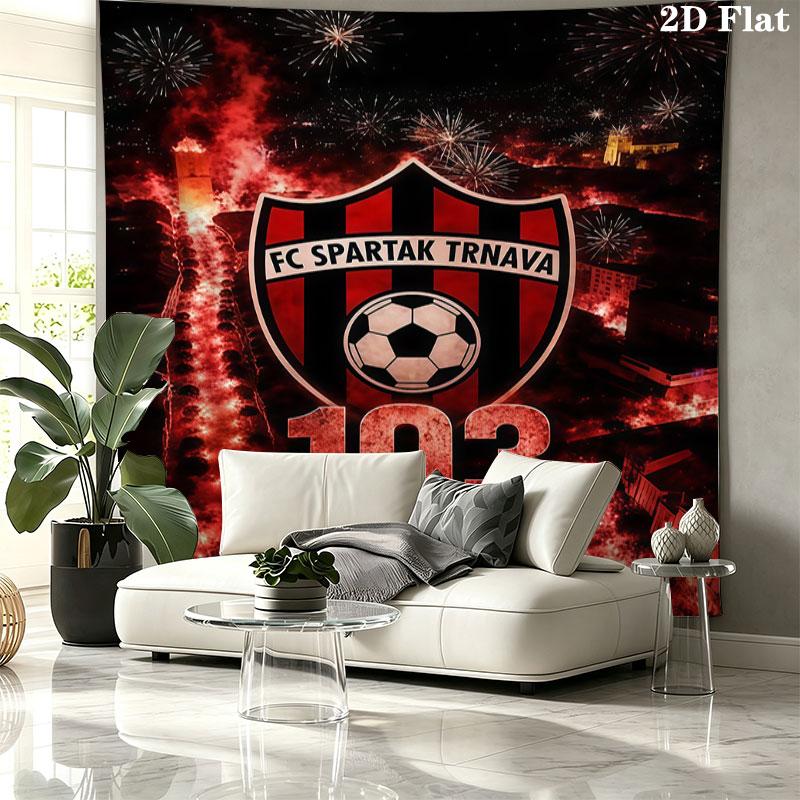FC Spartak Trnava Wall Tapestry Aesthetic Wall Hanging Printed Fabric Blanket Decorative Tapestries for Bedroom Living Room Home Decor