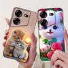 For Tecno Pova 5 Case LH7n Cute Fashion Pattern Cover Soft TPU Phone Cases For Tecno Pova 5 Pro LH8n Pova5 Pro Back Cover Bumper