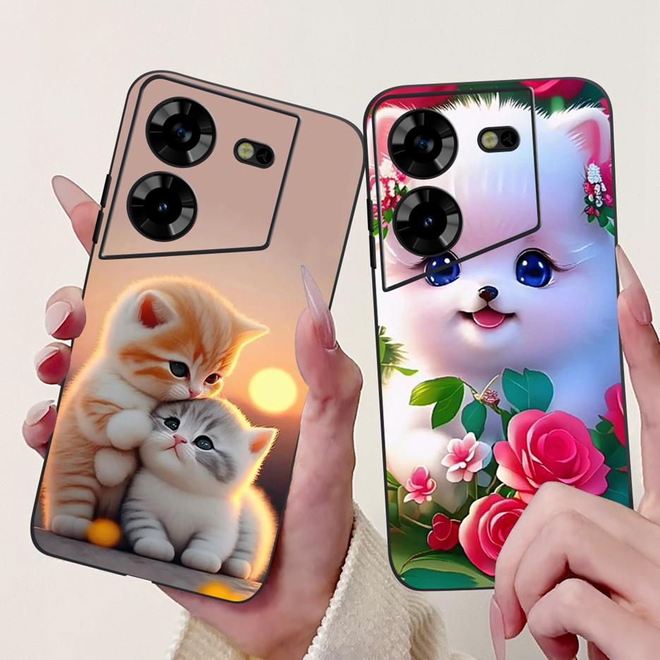 For Tecno Pova 5 Case LH7n Cute Fashion Pattern Cover Soft TPU Phone Cases For Tecno Pova 5 Pro LH8n Pova5 Pro Back Cover Bumper