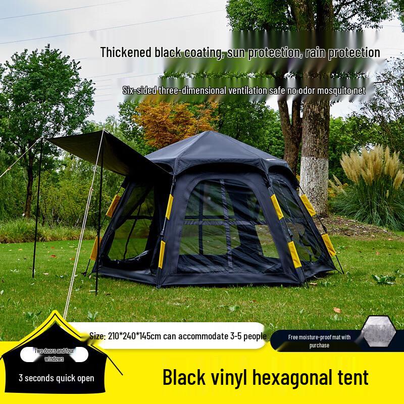 Automatic Hexagonal Blackout Tent T-02