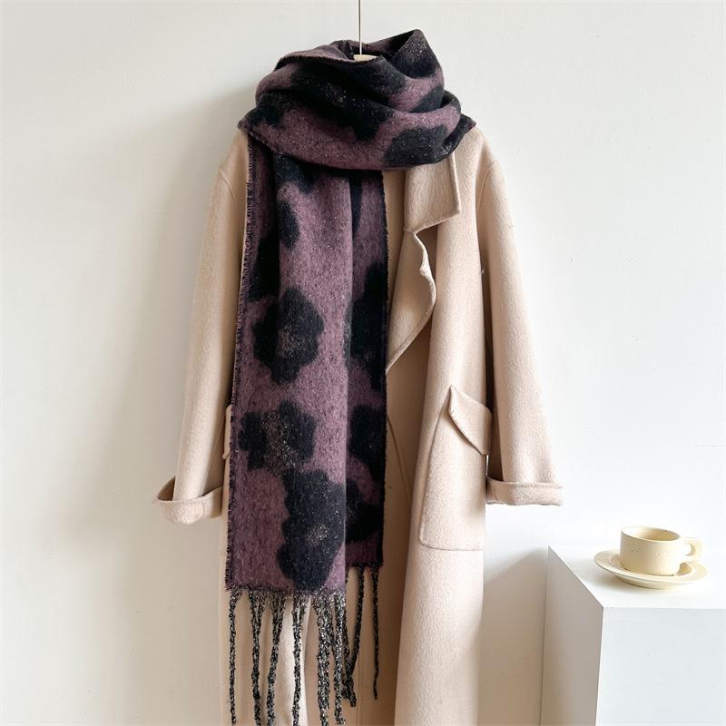 New  Cashmere Scarf Shawl Thicked  Warm Blanket Long Tassels Soft Shawls Neck Wraps Pashmina Scarves Ladies' Luxury Scarf