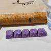 5 Pcs Novelty Design Polka Dot Keycaps Handmade Craft Switch Tester Keychain  Keyboard DIY