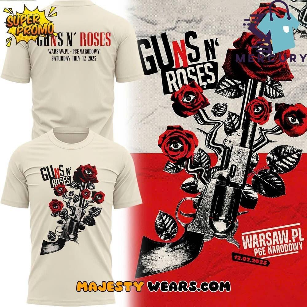 

Hot Guns N Roses Tour 2025 3D T-Shirt – Licensed & Limited Rock Band Shirt 6XL