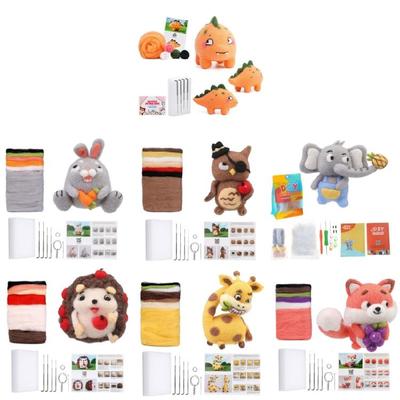 Wollfilz für Anfänger DIY Nadelfilz-Sets Handgefertigte Puppen Werkzeug Kunsthandwerk