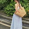Leisure Basket Shoulder Bag Summer Women's Tote Bag New Straw Weave Bag  Ladies/Girls
