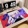 Deskmat Gamer Girl Carpet Mouse Pad X Playmat Red Girl Computer Mat Anime Antislip Rubber Mousepads Desk Accesories Mats
