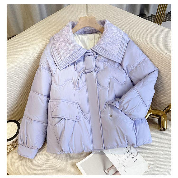 Autumn and Winter New Dongdaemun Foreign Style Small Fragrance Design Sense Niche Versatile Warm Cotton Jacket