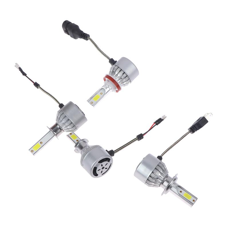 H1 H7 H11 Cob Car Led Headlight Bulbs Hi-Lo Beam 36W 16000Lm 6000K Led Car Light