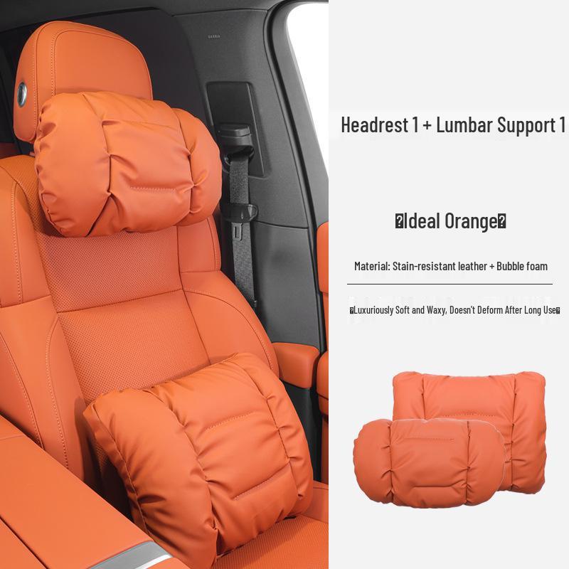 Lynk & Co Car Headrest & Lumbar Support Pillow for Neck Protection
