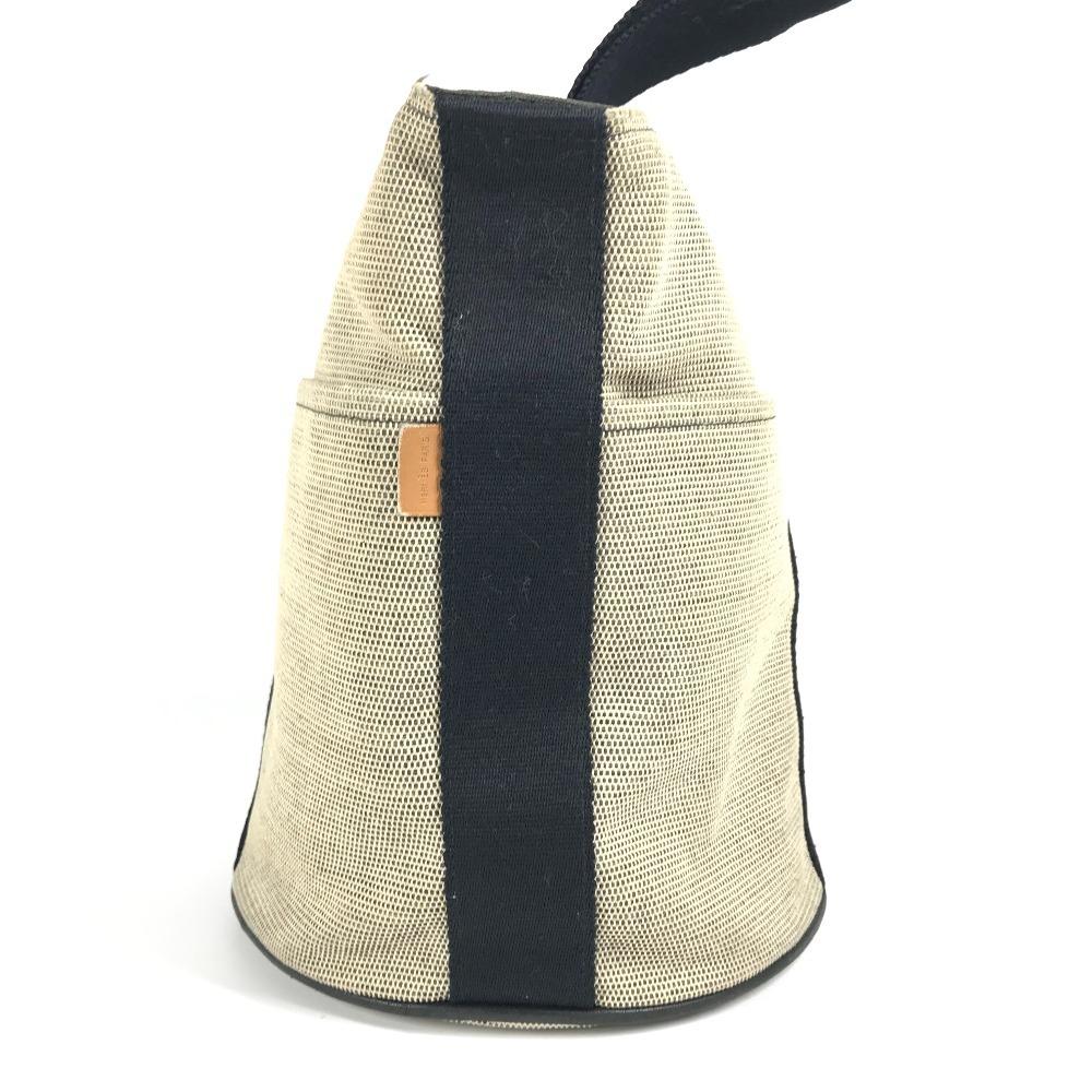 Hermes Saksaw MM Saksaw MM Bag Hand Bag Canvas Black/gray
