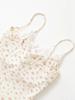 Lace Crop Top with Bowknot & Chest Pads - Slimming Summer Camisole for Petite Women