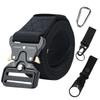 Elastic Tactical Nylon Belt with Alloy Buckle, Popular for Outdoor Use, Customizable Size