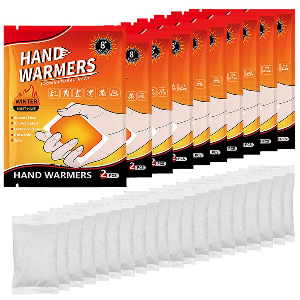Disposable Warmer Patch Up To 6-8H Heat Air Activated Hand Warmers Self-heating Warmer Patch for Ski Camping Outdoor Activities