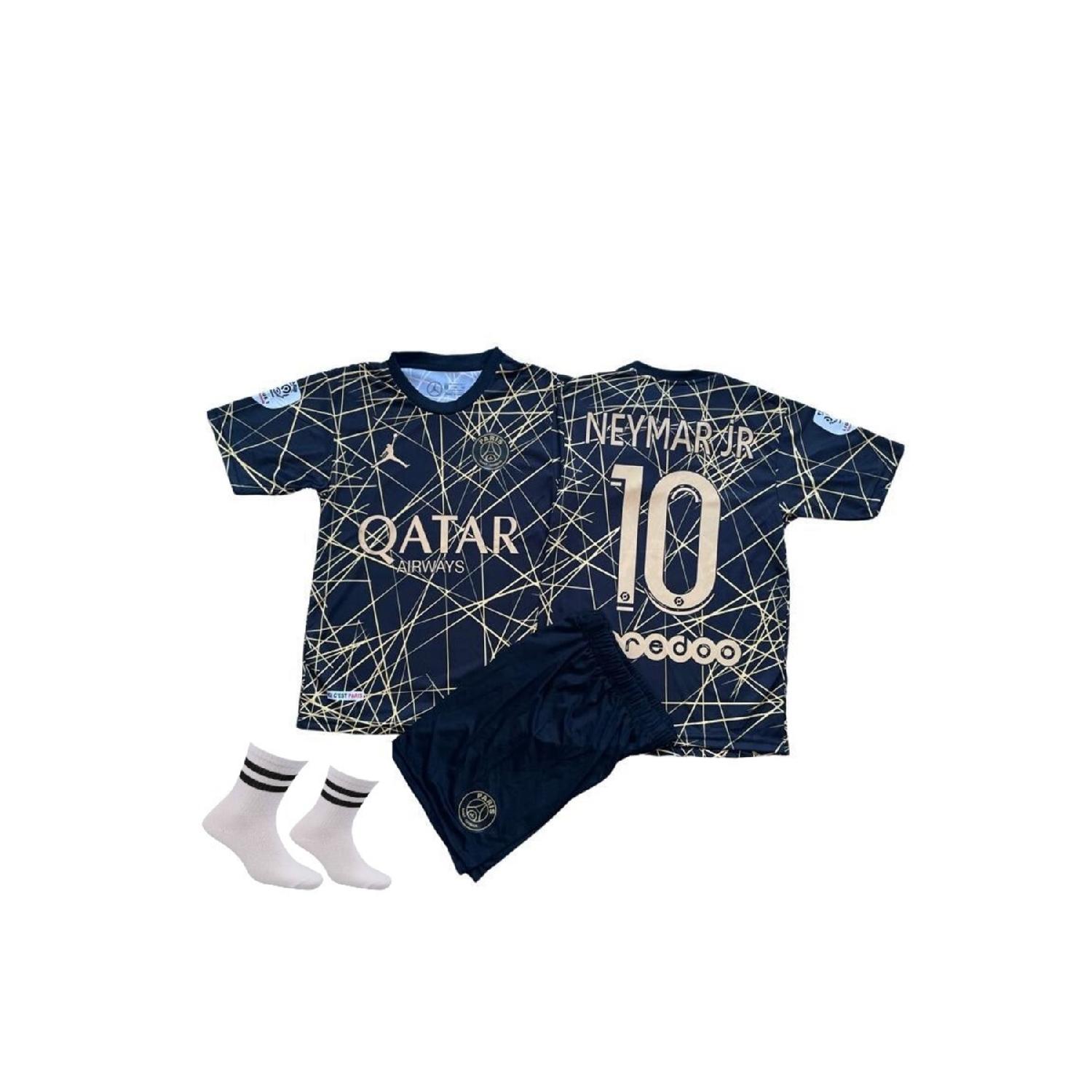 

Комплект из 3 детских футболок Neymar нового сезона Psg 22-23 со специальным дизайном