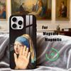 P-Painting A-Art V-Vermeer G-Girl Phone Case For iPhone17,16,15,14,13,12,11 Plus,Pro Max Magnetic For Magsafe Wireless Charging