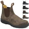 Bottes en Cuir pour Hommes Bottes Chelsea Mode Bottines Rétro pour Couples Bottines pour Hommes De Sécurité Homme H982