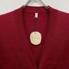 TOYOBOSHI Azuki NAEBA-STH Cashmere Silk 09IT-CS0003 Knit Cardigan Tops F Deep redUsed