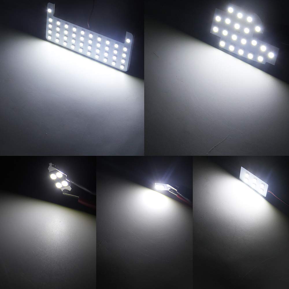 Toyota Harrier 60 Series LED Room White 6000K LED Compatible with Custom Designed for the Toyota Harrier 60 Super Easy Set Toyota Harrier 60 Lamps,