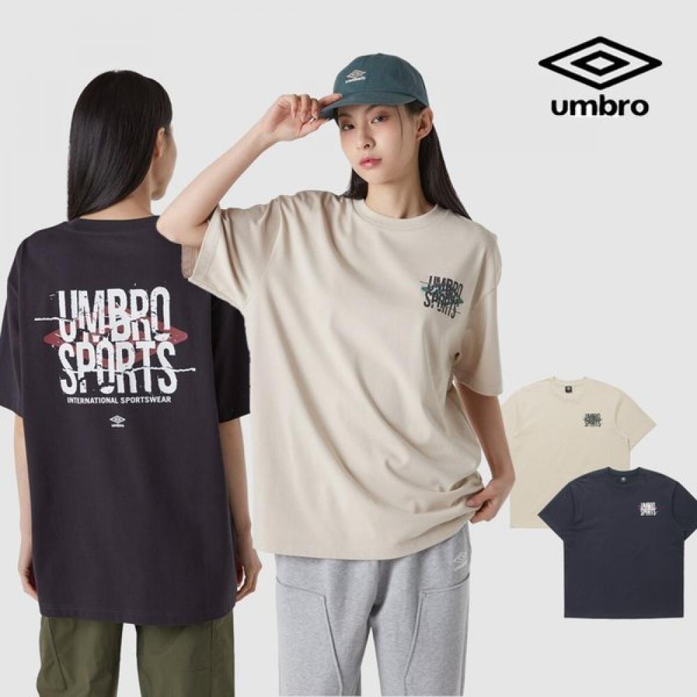 Umbro Unisex Crack LeTTering T shirT Uq121crs24 Oatmeal beige95 4300₽