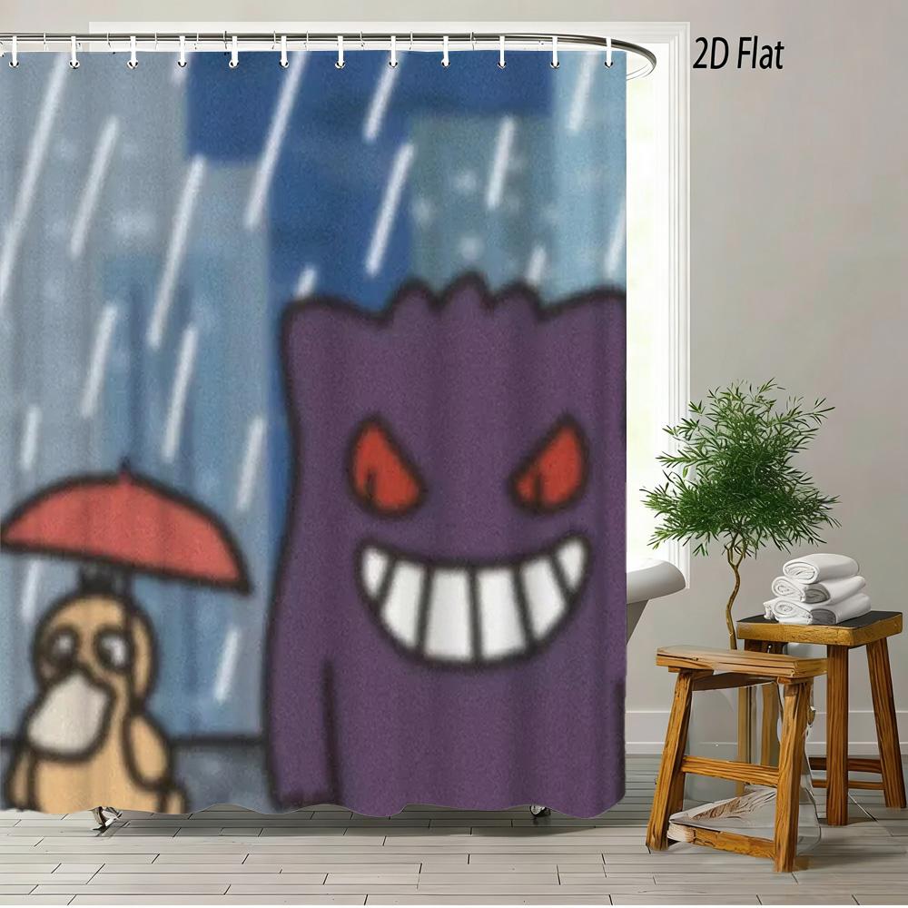 Dragon Ball Z Vegeta Super Saiyan Rüstung Szene 2D Druck Wasserdichter Duschvorhang, Retro Körniger Türkisblauer Himmel Hintergrund mit Ikonischem S