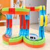 DIY Assemble Magnetic Track Train Montessori Motorized Train Electronic Magical Rail Car Gravity Maze Toy Educational Gift Kid