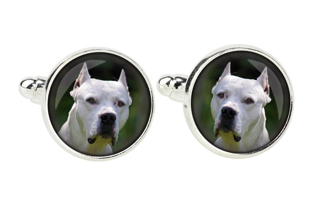 Dogo Argentino - cufflinks, a shirt accessory, a shirt pendant from the Art-Dog brand