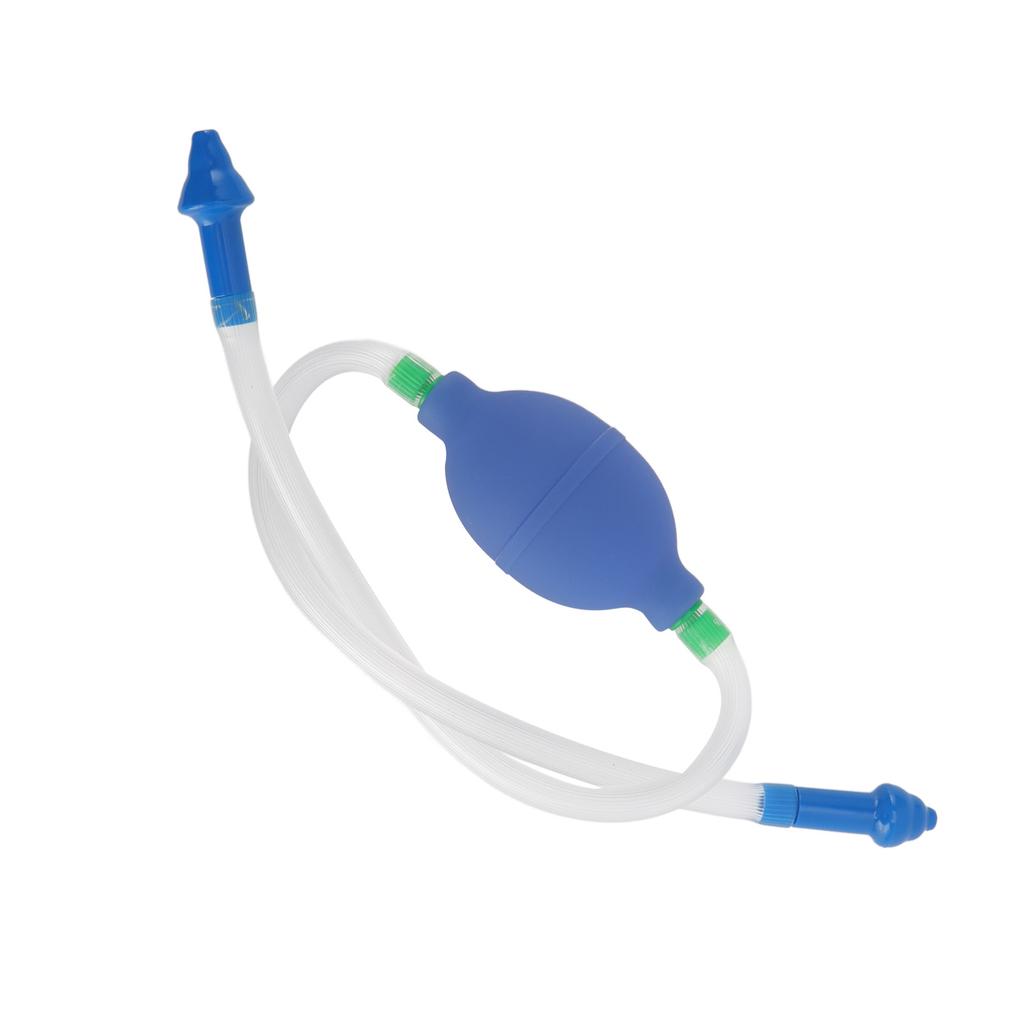Enema Syringe Ball Type Blue Plastic Enema Kit for Hygiene Constipation and Bowel Cleansing
