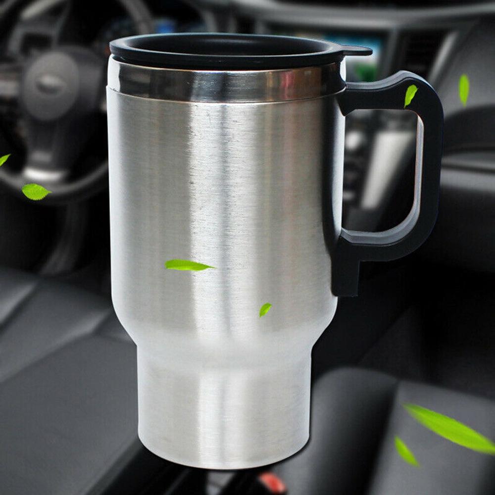 Car Mug Electric Water Heater Travel Heated Coffee