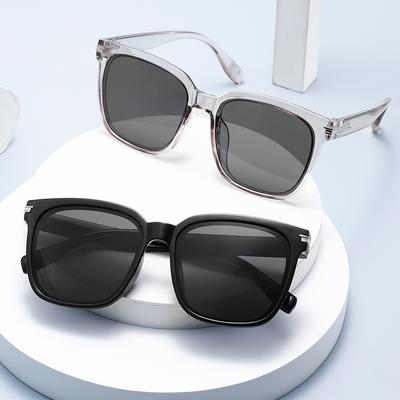 Oversized Square Sunglasses Men Cambered Design Sun Glasses Male Anti-glare Driving Luxury Brand Shades UV Protection