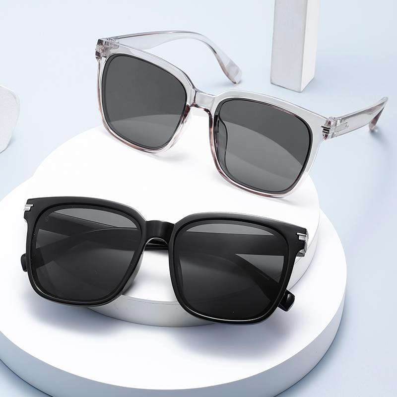Oversized Square Sunglasses Men Cambered Design Sun Glasses Male Anti-glare Driving Luxury Brand Shades UV Protection
