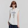 Chuyu Women's Relaxed Antibacterial Cotton T-shirt & Wide-Leg Pants Set