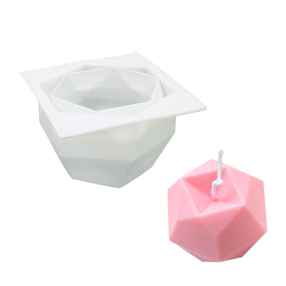 Silicone World DIY Silicone Mold Candles Mould Aromatherapy Plaster Mold 3D Silicone Mold Handmade Cube Soap Molds Cake Molds