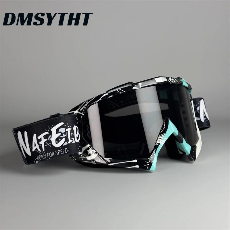 Non-polarized Motorcycle Goggles for Men Women Motocross Glasses Safety Protective Night Vision Helmet Goggles Vintage Driving Eyeglasses